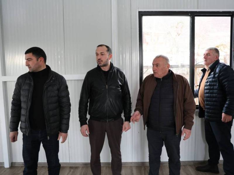 ცაგერის მუნიციპალიტეტის სოფელ ლუხვანოში ადმინისტრაციული შენობის მშენებლობა დასრულდა